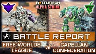 BattleTech Battle Report | Free Worlds League vs Capellan Confederation | Alpha Strike | ilClan Era