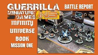 Infinity N5 Battle Report - Kestrel Colonial Force vs. Shindenbutai