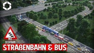 Verlängerung der Straßenbahn-Linie und viele neue Buslinien in Cities Skylines 2! | No Despawn 40