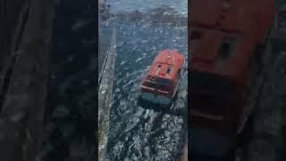 Timelapse of tenders return to the ship