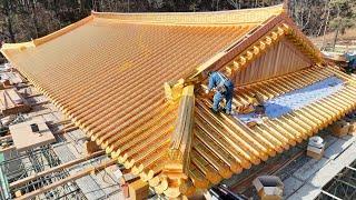 역사상 가장 아름다운 황금지붕, 황금불상, 황금그릇을 만드는 과정.