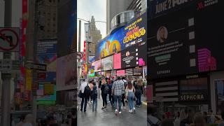 WHAT I SAW IN TIMES SQUARE NY #newyorkcity #Ny walk #manhattan #timessquare #travel #springwalk #fyp