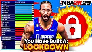 THE #1 LOCKDOWN BUILD in 2K25! 99 STEAL + LEGEND GLOVE!