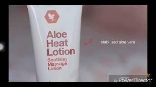 FOREVER ALOE HEAT LOTION, BENEFITS