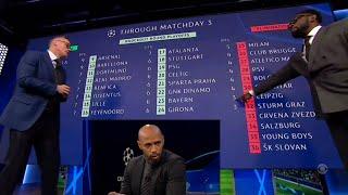 Thierry Henry, Jamie Carragher And Micah Richards Review The UEFA Champions League Table