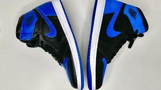 LEATHER JUST CANT BE BEAT REIMAGINED ROYAL AIR JORDAN 1 COMPARISON