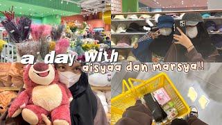 a day with aisyaa & marsya (part 1)vlog real life#8 - shopping di mall bareng marsya️ -