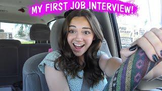 MY FIRST JOB INTERVIEW | Kayla Davis