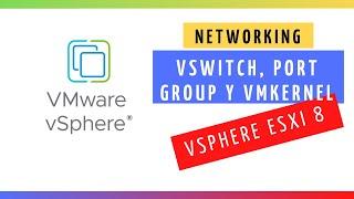 VMware vSphere 8 - Redes en ESXi 8, vSWITCH, PORT GROUP y VMKERNEL