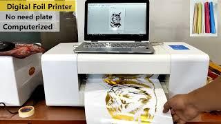 Amydor AMD360D A3 Digital gold foil printer, digital hot foil stamping machine, gold foil machine