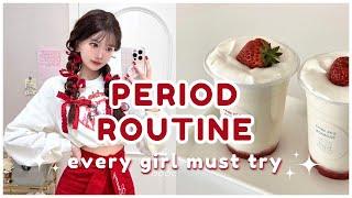 Period routine every girl must try ~ step by step 