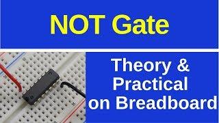 NOT Gate On Breadboard