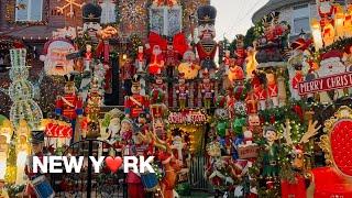 [4K]Dyker Heights Christmas Lights 2024 in BrooklynMagical Christmas in New York City | Dec 2024