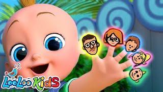 Finger Family Song - Peek a Boo | Nursery Rhymes & Kids Songs | LooLoo Kids