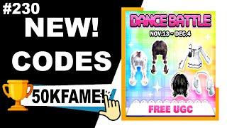 *NEW* Codes DANCE FOR UGC 21 November 2024 Today - Roblox Free UGC