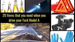 Ford Model A 20 Things That You Need On a tour | Plus a tour with @ModelA