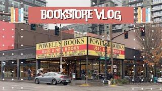  BOOKSTORE VLOG  Powell's City of Books + Haul! ️ [CC]