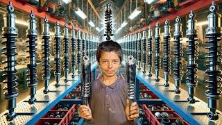 How Motorcycle Shock Absorbers Are Manufactured | Shock Absorbers Factory Tour