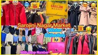 Sarojini Nagar Market  WINTER COLLECTION! With SHOP NUMBER |Clothing Haul Starting @ ₹50/- Only 