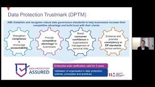 Webinar on PDPA Amendment, 14 Apr 2021 – Data Protection Trustmark Certification (DPTM) by IMDA