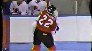 Rick Tocchet vs Terry Carkner NHL Nov 28/87