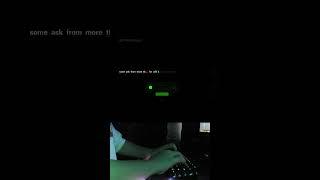 Quick typing test with Huntsman Mini