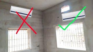 बेडरूम में Ac कहाँ लगवाए! best wall for ac in bedroom | ghar me ac ka point kahan dilwaye |
