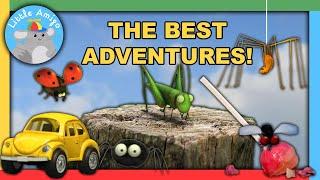 Minuscule | The Best Adventures! | Spider ️, Ladybug , Grasshopper  and More!  | Little Amigo