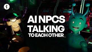 Conversations with multiple NPCs and agents | Inworld AI NPC to NPC feature