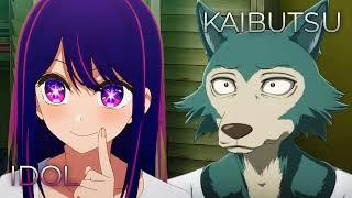 IDOL x Kaibutsu (Flipped Ver.) | Mashup of Oshi no Ko: My Star, Beastars: 2nd Season [YOASOBI]