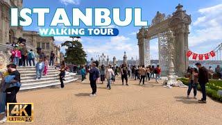 A Short Walk Around Dolmabahce Palace, Istanbul   4K Walking Tour