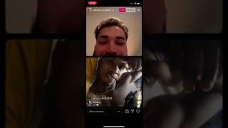 Adin and mr. Tory lanez on instagram live  vibing