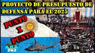   PRESUPUESTO DE DEFENSA 2025: PUNTO POR PUNTO.