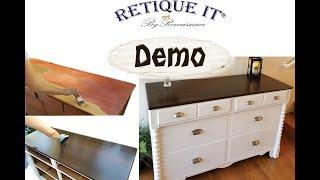 How to: Retique It Liquid Wood & Furniture Paint Demonstration Video