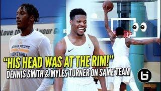 Dennis Smith Jr Shows Off INSANE Bounce at Private NBA Run! Myles Turner Looking SCARY GOOD!