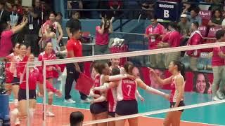 CREAMLINE's Winning Points in an Epic 3-set Victory vs Petro Gazz + Behind-the-Scenes Celebration