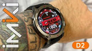 Imiki D2 BT Calling rugged Smart Watch with Super Retina AMOLED Display