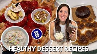 Low Point Healthy Desserts That Are QUICK & EASY | WeightWatchers Desserts | Weight Loss Recipes