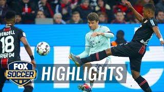 Leon Bailey curls in free kick vs. Bayern Munich | 2019 Bundesliga Highlights