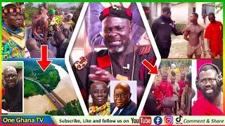 Galamsey Wαr; I Will Sh00t & K!ll–Akyem Chief StatesFolks React To Otumfour’s Rituαl At River Pra..