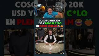 GANO 20.000 USD Y MOSTRO EL C*LO?#twitch #santutu #clipviral  #argentina #streamer #shorts #coscu