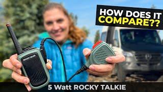 ROCKY TALKIE 5 Watt GMRS vs Mountain Radio vs Radioddity GM-30 - Who will win?