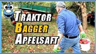 Tecker, Bagger, Apfelsaft