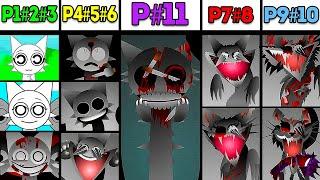 Phase 1 VS Phase 2 VS Phase 3 VS Phase 4 VS Phase 5 VS Phases 6-11 in Incredibox Sprunki!