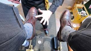 ASMR SHOE SHINE | BEST SHOE SHINE IN DENVER | ALDENS