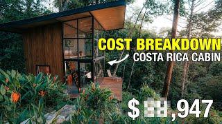 Building Cost Of A Luxury Cabin In Costa Rica