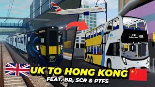 I travelled from the UK to HONG KONG in Roblox!