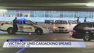 University of Maryland College Park student 'traumatized' after attempted carjacking happened on cam
