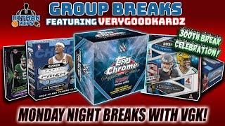 MONDAY NIGHT BREAKS w/VGK! 300TH BREAK CELEBRATION, WWE SAPPHIRE AND MORE!