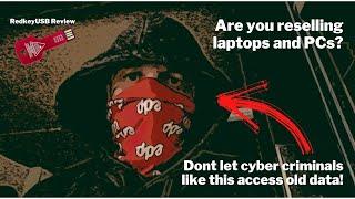 How to resell laptops online | Data wiping with RedkeyUSB